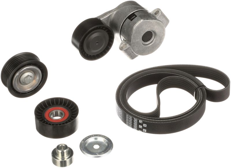 Gates K166PK1640 V-ribbed Belt Set - 1