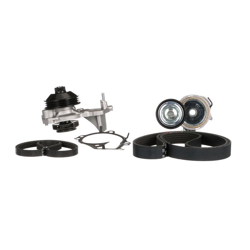 Gates KP136PK1070 Water Pump + V-ribbed Belt Kit - 2