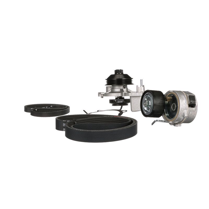 Gates KP136PK1070 Water Pump + V-ribbed Belt Kit - 6