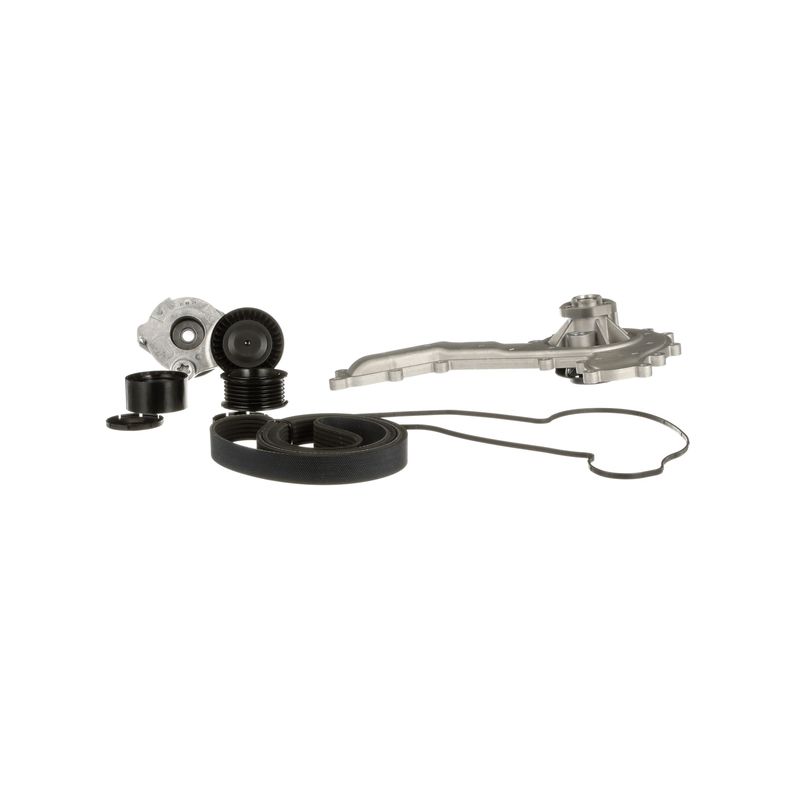 Gates KP136PK2460 Water Pump + V-ribbed Belt Kit - 2