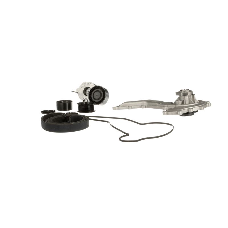Gates KP136PK2460 Water Pump + V-ribbed Belt Kit - 4