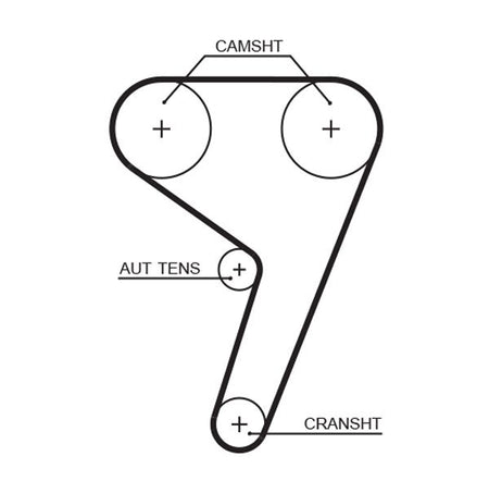 Gates KP15433XS Water Pump & Timing Belt Kit - 2