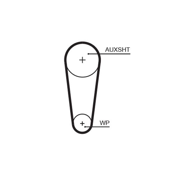Gates KP15682XS-1 Water Pump & Timing Belt Kit - 2