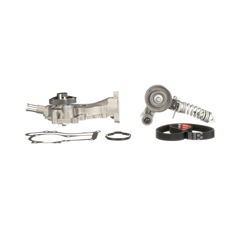 Gates KP15PK1335 Water Pump + V-ribbed Belt Kit - 2
