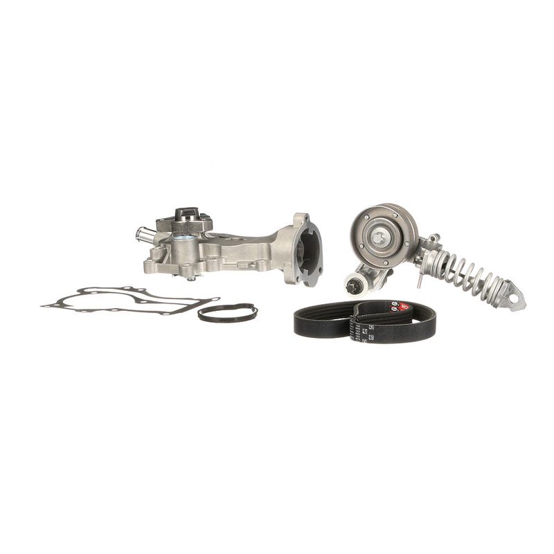 Gates KP15PK1335 Water Pump + V-ribbed Belt Kit - 4