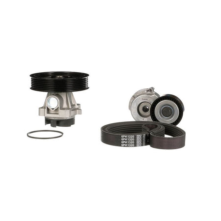 Gates KP16PK1320 Water Pump + V-ribbed Belt Kit - 3