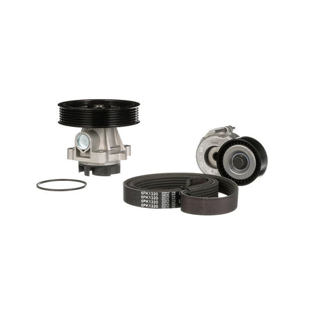 Gates KP16PK1320 Water Pump + V-ribbed Belt Kit - 4