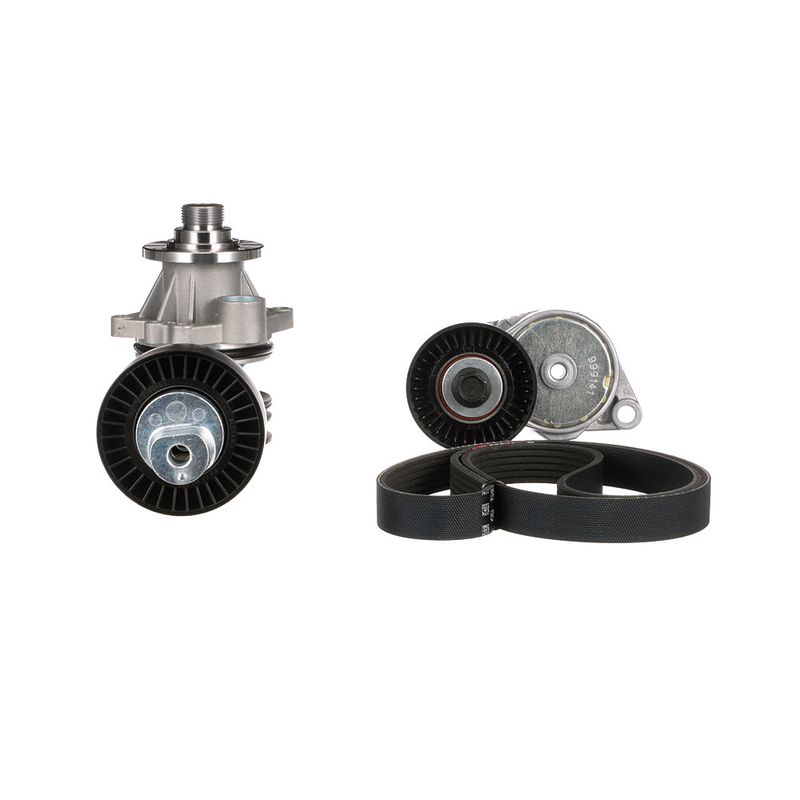 Gates KP16PK1540 Water Pump + V-ribbed Belt Kit - 2