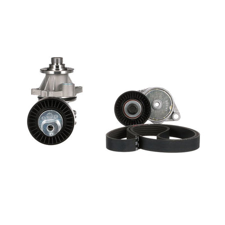 Gates KP16PK1540 Water Pump + V-ribbed Belt Kit - 2