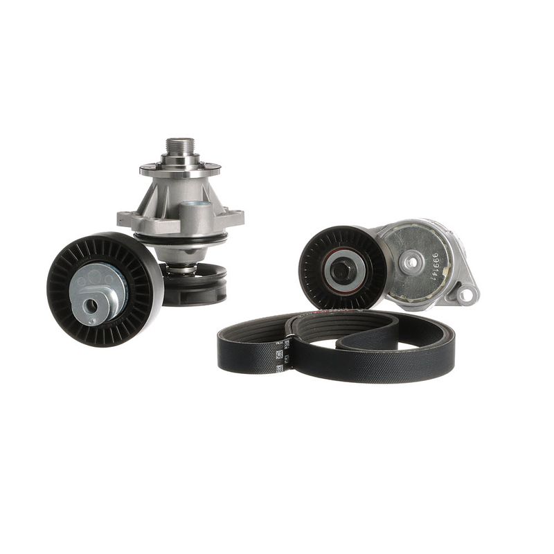 Gates KP16PK1540 Water Pump + V-ribbed Belt Kit - 3