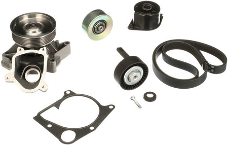 Gates KP16PK2160 Water Pump + V-ribbed Belt Kit - 1