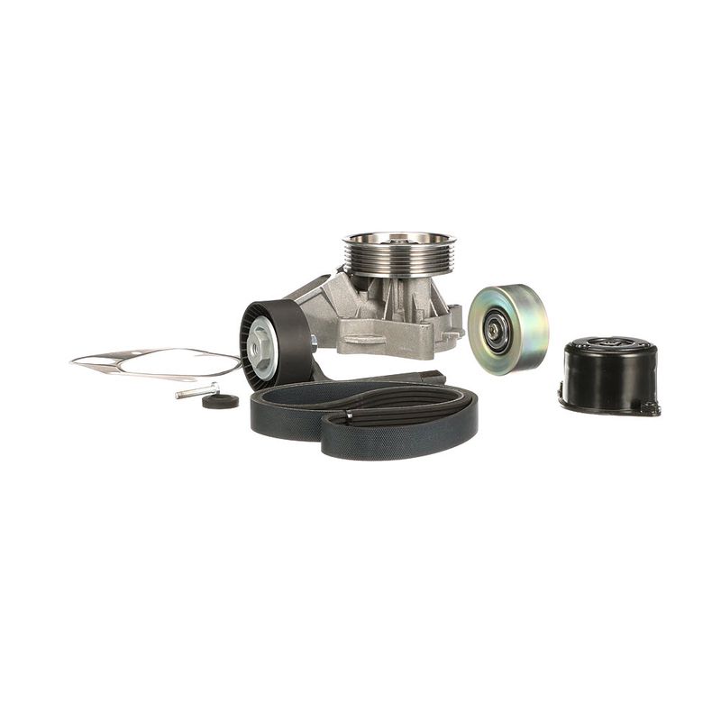 Gates KP16PK2160 Water Pump + V-ribbed Belt Kit - 6
