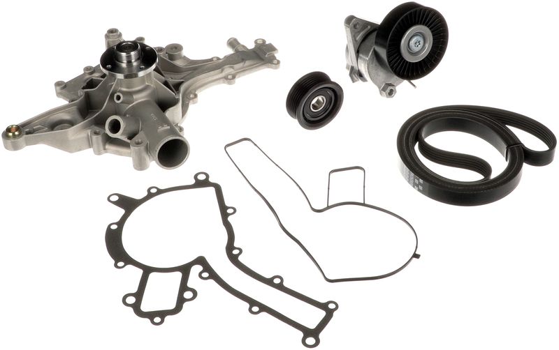 Gates KP16PK2390 Water Pump + V-ribbed Belt Kit - 1