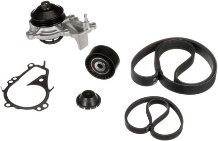 Gates KP16PK848SF Water Pump + V-ribbed Belt Kit - 1