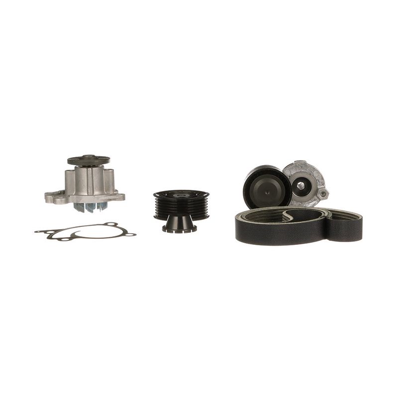 Gates KP17PK1570 Water Pump + V-ribbed Belt Kit - 2
