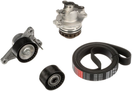 Gates KP17PK1973 Water Pump + V-ribbed Belt Kit - 1