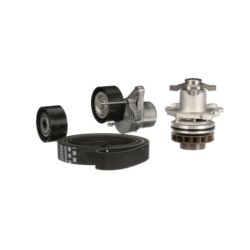 Gates KP17PK1973 Water Pump + V-ribbed Belt Kit - 6