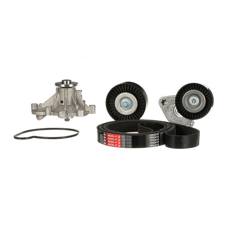 Gates KP17PK2418 Water Pump + V-ribbed Belt Kit - 3