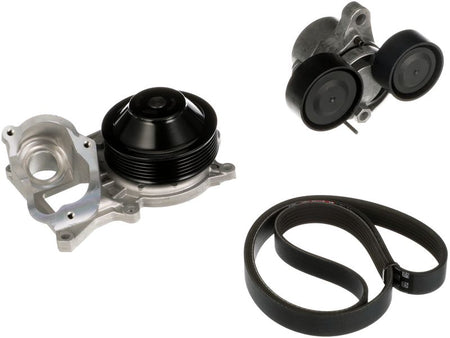 Gates KP236PK1700 Water Pump + V-ribbed Belt Kit - 1