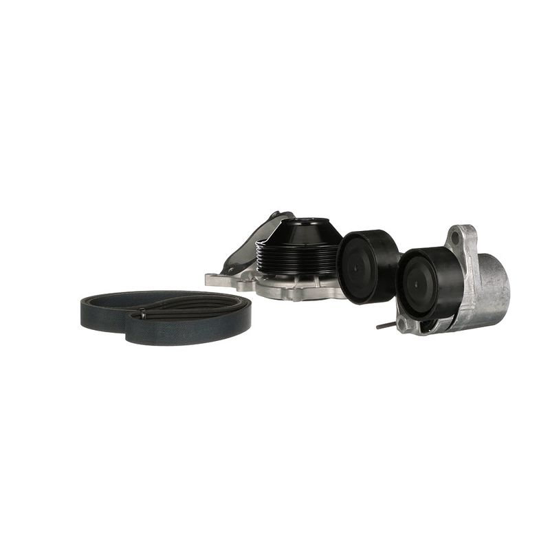 Gates KP236PK1700 Water Pump + V-ribbed Belt Kit - 6