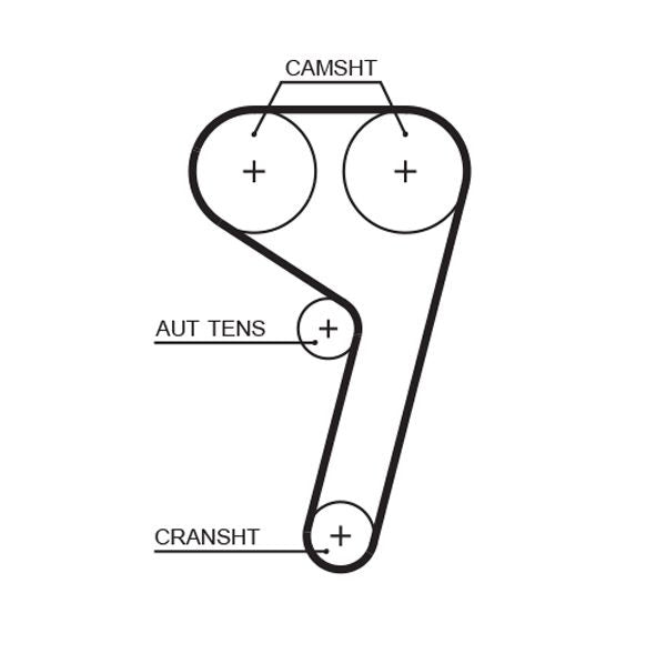 Gates KP25669XS-1 Water Pump & Timing Belt Kit - 2