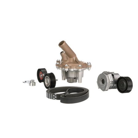 Gates KP26PK1670 Water Pump + V-ribbed Belt Kit - 6