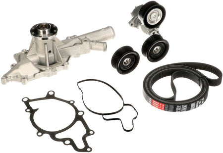 Gates KP26PK2260-2 Water Pump + V-ribbed Belt Kit - 1