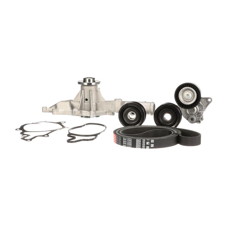 Gates KP26PK2260-2 Water Pump + V-ribbed Belt Kit - 3