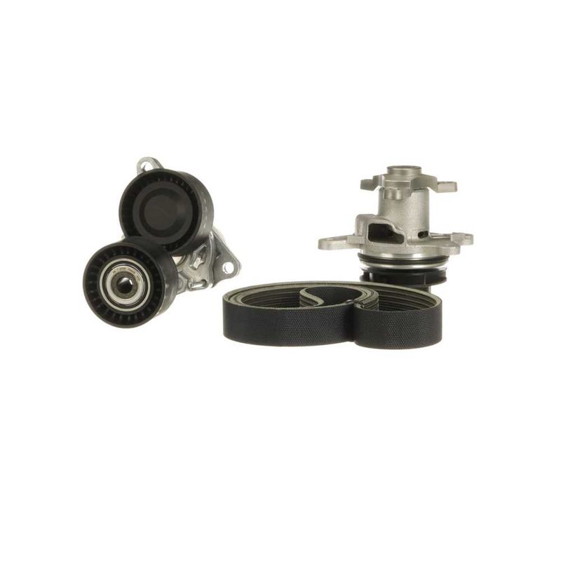 Gates KP37PK1685XS Water Pump + V-ribbed Belt Kit - 3