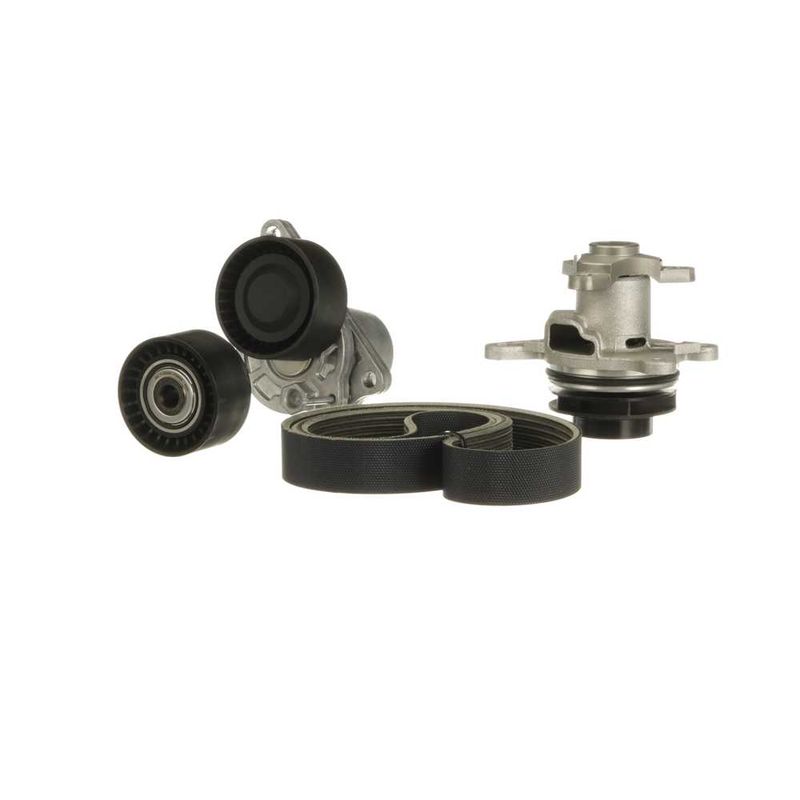 Gates KP37PK1685XS Water Pump + V-ribbed Belt Kit - 4