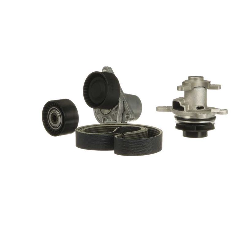 Gates KP37PK1685XS Water Pump + V-ribbed Belt Kit - 5