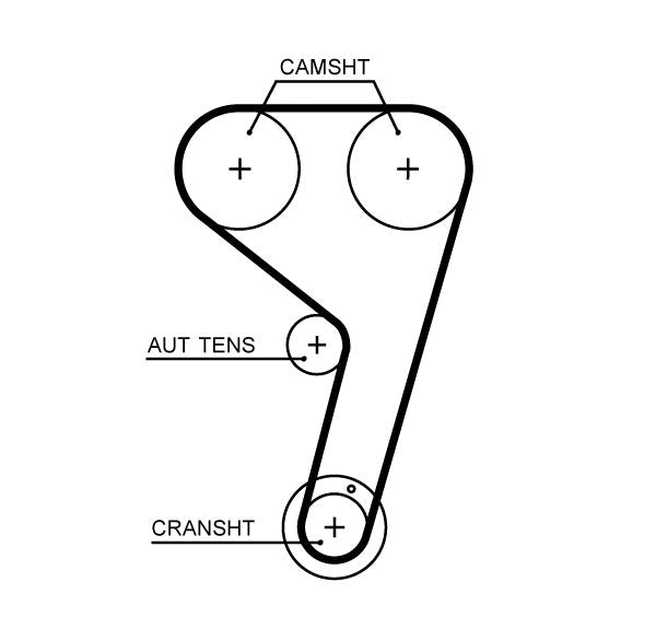 Gates KP3T359HOB Water Pump & Timing Belt Kit - 2