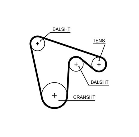 Gates KP75429XS Water Pump & Timing Belt Kit - 3