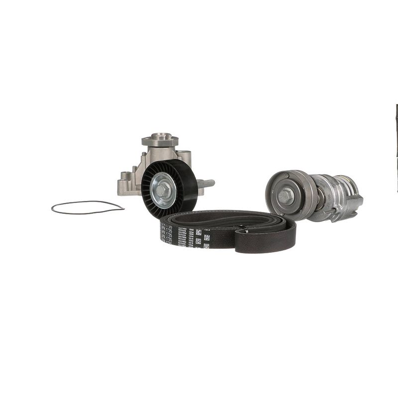 Gates KP76PK1735 Water Pump + V-ribbed Belt Kit - 5
