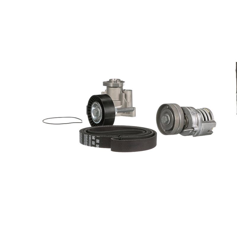 Gates KP76PK1735 Water Pump + V-ribbed Belt Kit - 6