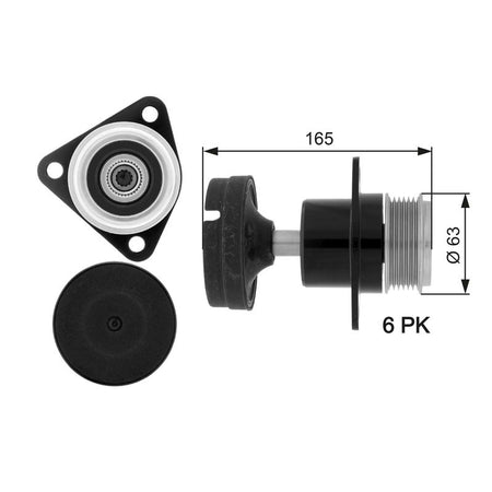 Gates OAP7050 Alternator Freewheel Clutch - 1
