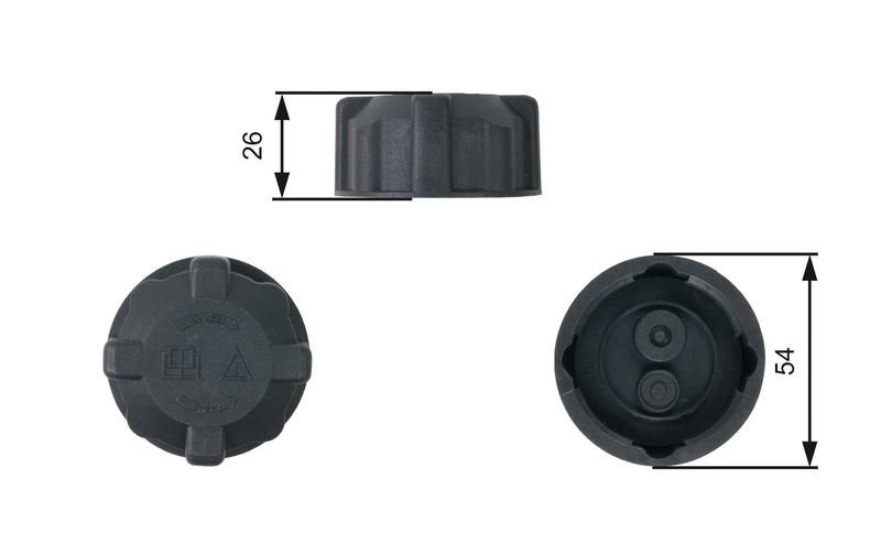 Gates RC202 Cap, coolant tank - 1