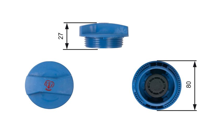 Gates RC211 Cap, coolant tank - 1