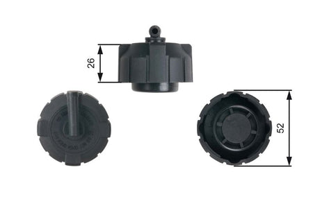 Gates RC213 Cap, coolant tank - 1