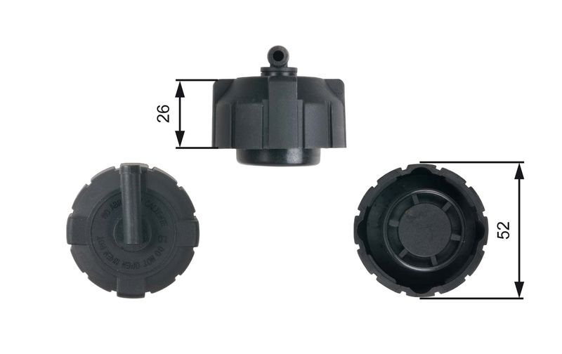 Gates RC213 Cap, coolant tank - 1