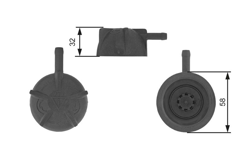 Gates RC236 Cap, coolant tank - 1
