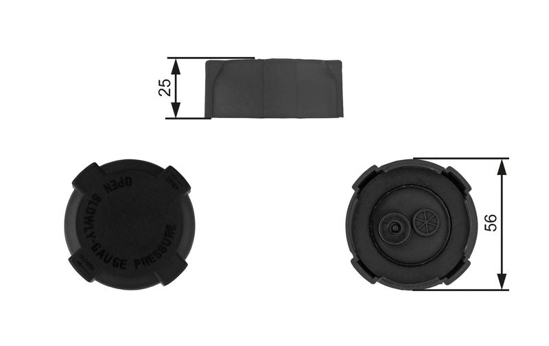 Gates RC238 Cap, coolant tank - 1