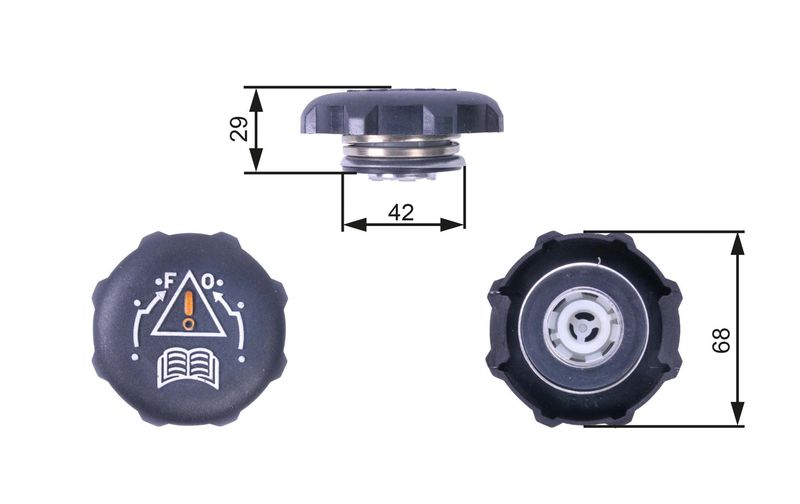 Gates RC239 Cap, coolant tank - 1