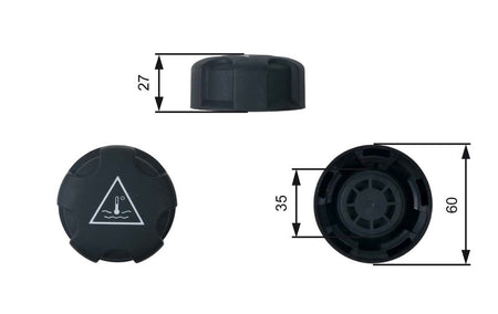 Gates RC247 Cap, coolant tank - 1