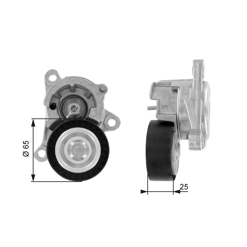 Gates T38320 Belt Tensioner, V-ribbed belt - 1