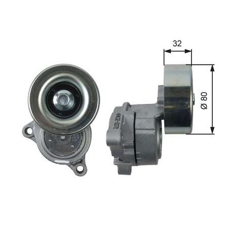 Gates T38489 Belt Tensioner, V-ribbed belt - 1