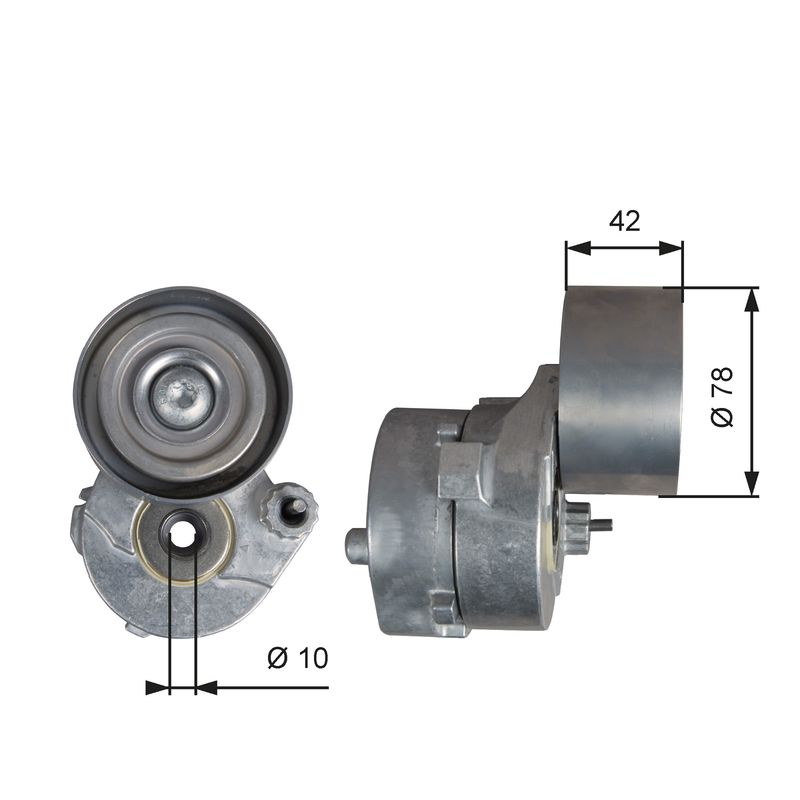 Gates T38560 Belt Tensioner, V-ribbed belt - 1