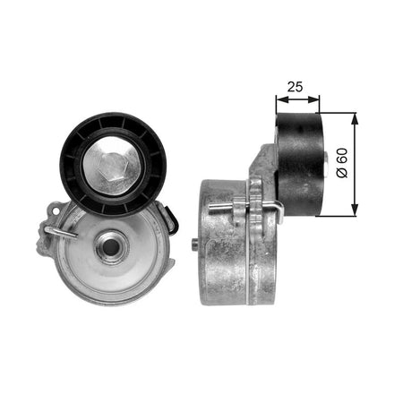 Gates T39033 Belt Tensioner, V-ribbed belt - 1