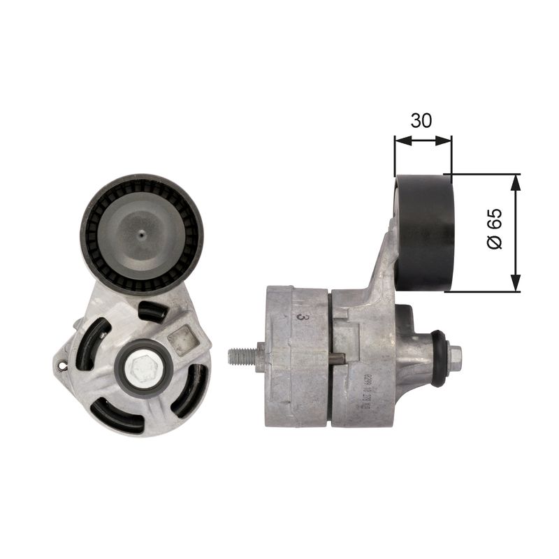 Gates T39108 Belt Tensioner, V-ribbed belt - 1
