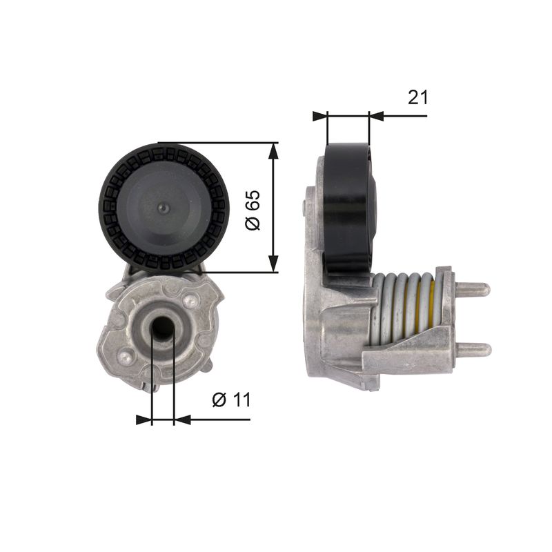 Gates T39118 Belt Tensioner, V-ribbed belt - 1